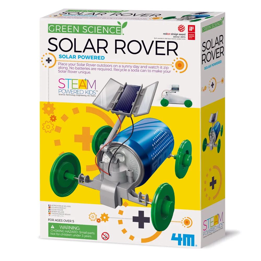 4M Solar Rover Kit – Eco-Friendly STEM Robot for Kids | 48603286