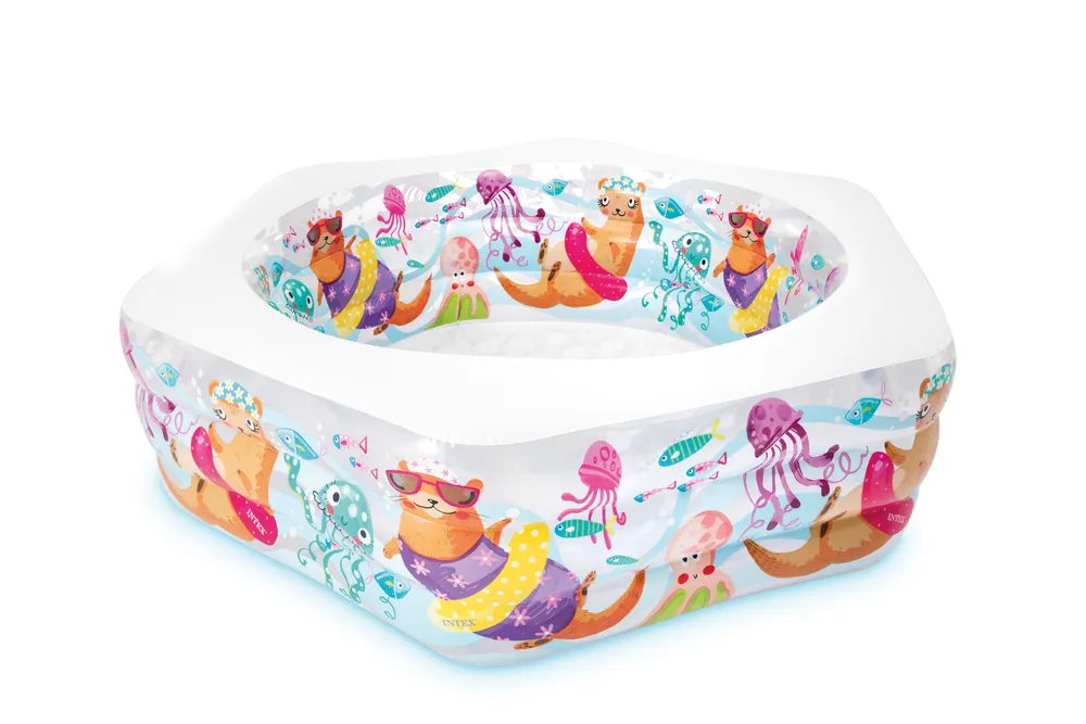 INTEX HAPPY OTTER POOL WITH INFL FLOOR FOR AGE 6+ | SHELF BOX | 42156493