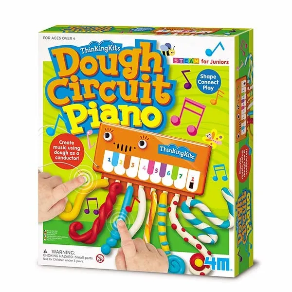 4M Dough Circuit Piano Kit | Interactive STEM Music Toy for Kids | 48604916
