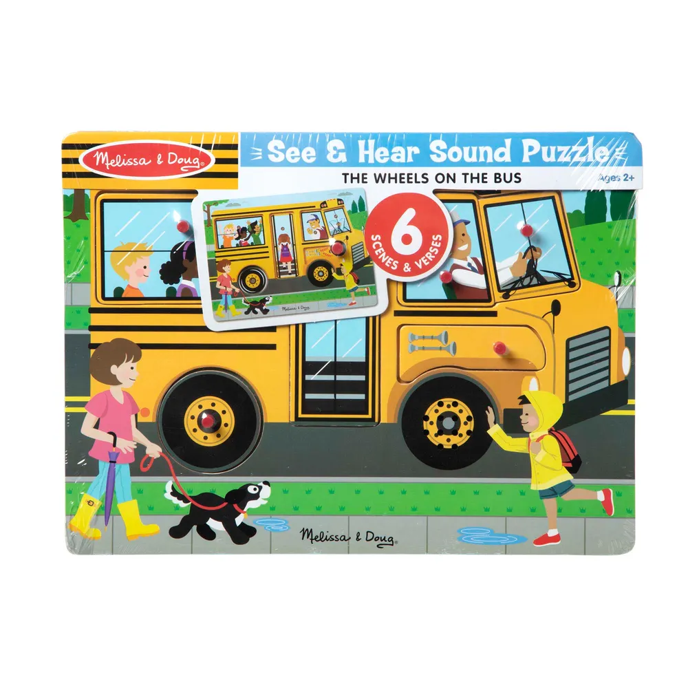 Melissa & Doug The Wheels on the Bus Sound Puzzle | 46000739