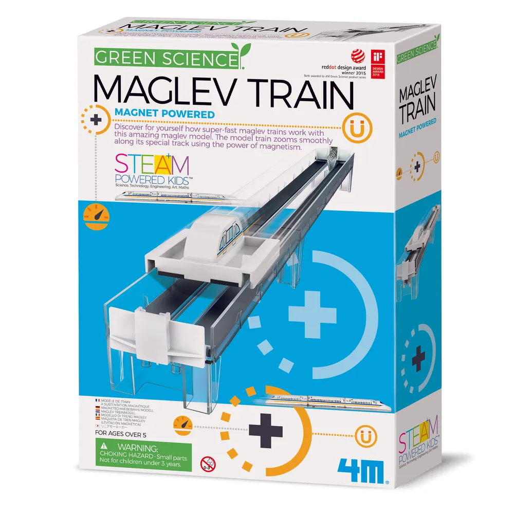 4M Maglev Train Model | Magnetic STEM Learning Kit for Kids Over 8 | 48603379