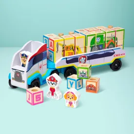 Melissa & Doug PAW PATROL WOODEN ABC BLOCK TRUCK | 46033272