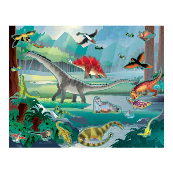 Melissa & Doug REUSABLE STICKER PAD - PREHISTORIC | 46009341