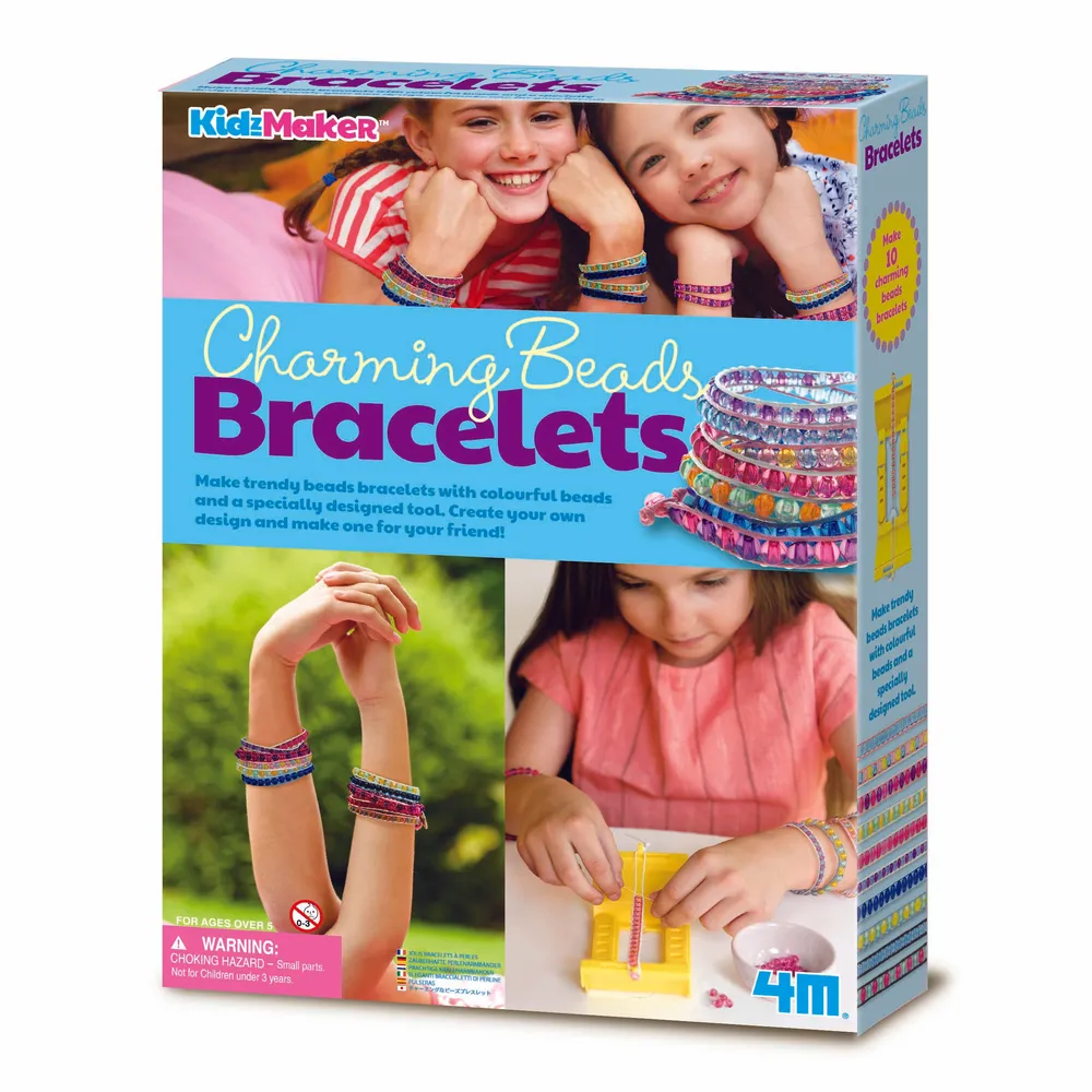 4M Charming Beads Bracelet Kit | DIY Jewelry Craft for Kids Over 5 | 48604751