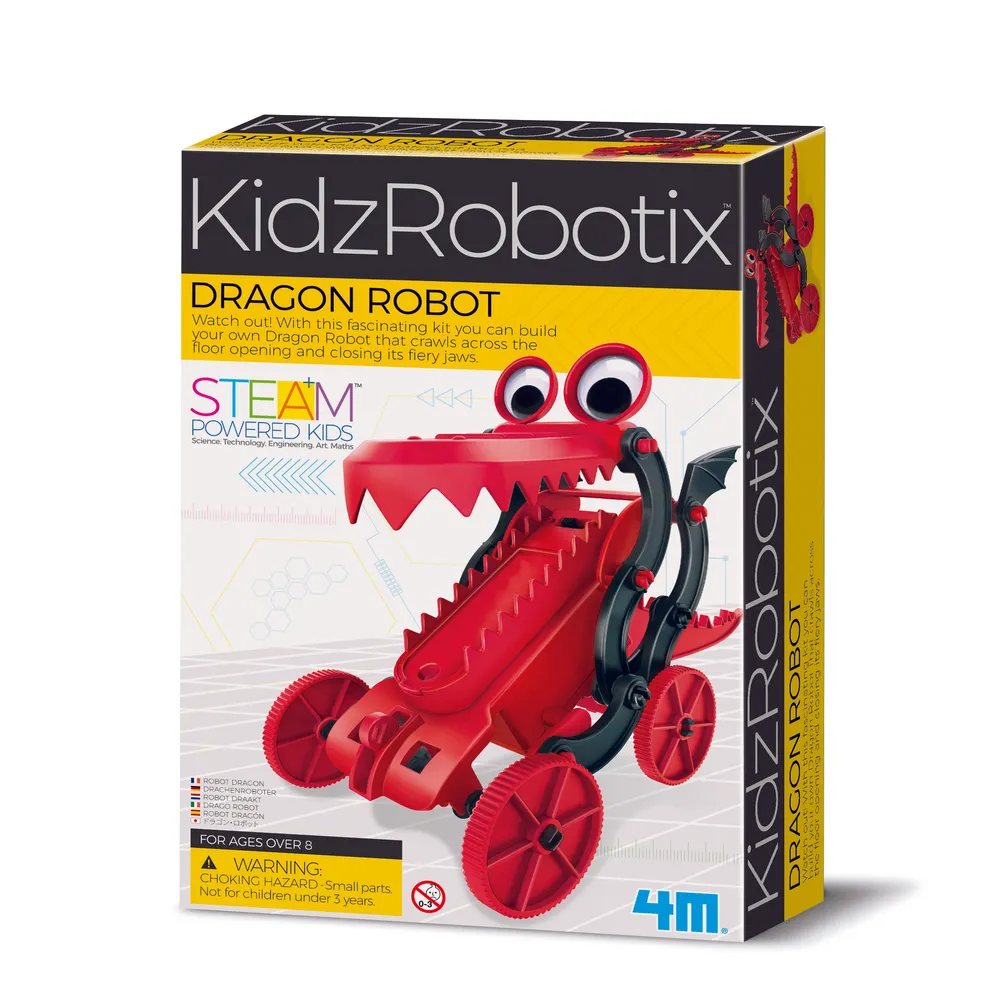 4M Dragon Robot | Crawling STEM Toy Kit for Kids 8+ | 48603381