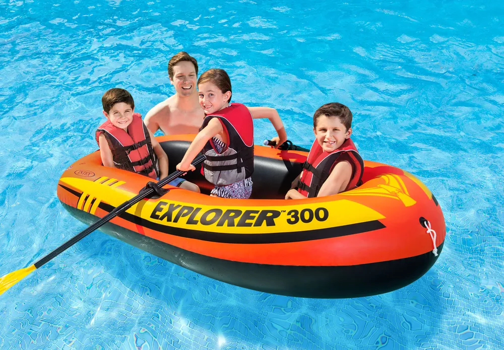 INTEX EXPLORER 300 BOAT SET | 42158332