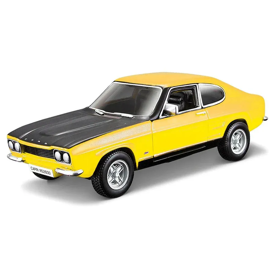 Bburago Ford Capri RS2600 1970 1: 32 Diecast Model Car – Yellow | 47543000