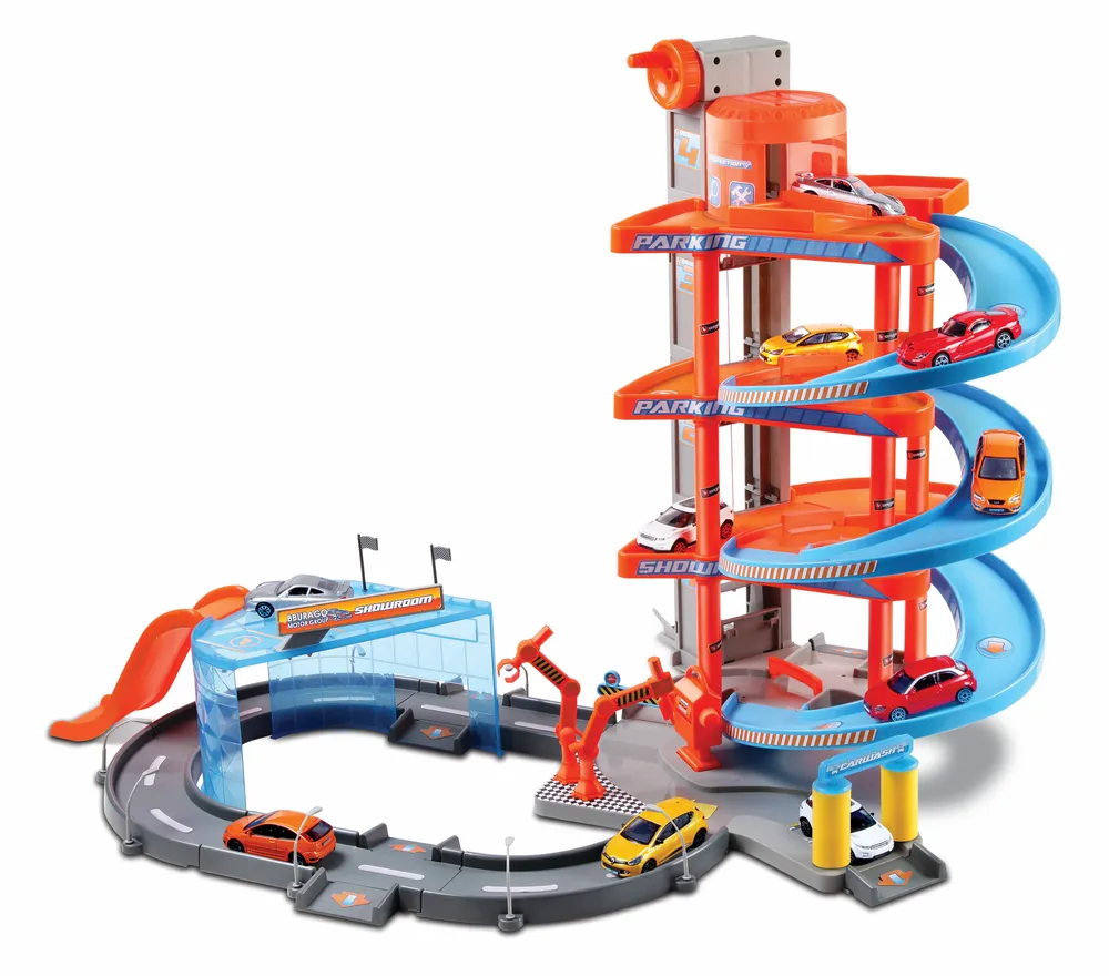Bburago 1: 43 Street Fire Mega Dealer Showroom | 47530031