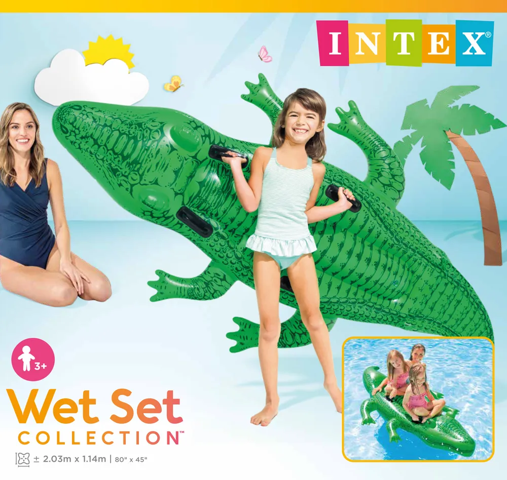 INTEX GIANT GATOR RIDE-ON | 42158562