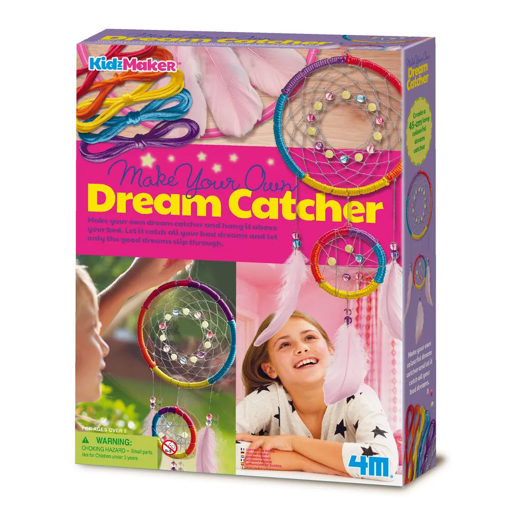4M Dream Catcher Kit | DIY Colorful Craft for Kids Over 5 | 48604732