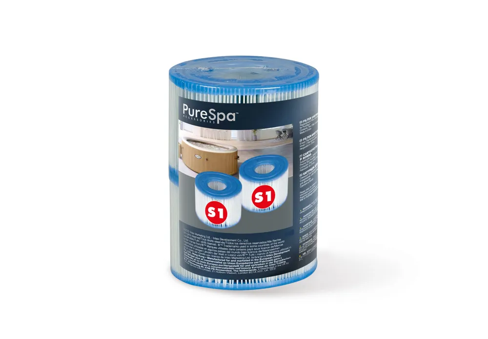 INTEX FILTER CARTRIDGE S TWIN PACK | SHRINK WRAP WITH LITHO | 42129001