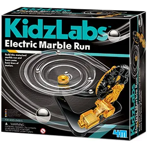4M Kidz Labs Electric Marble Run Kit | STEM Motorized Marble Track for Kids 5+ | 48603456
