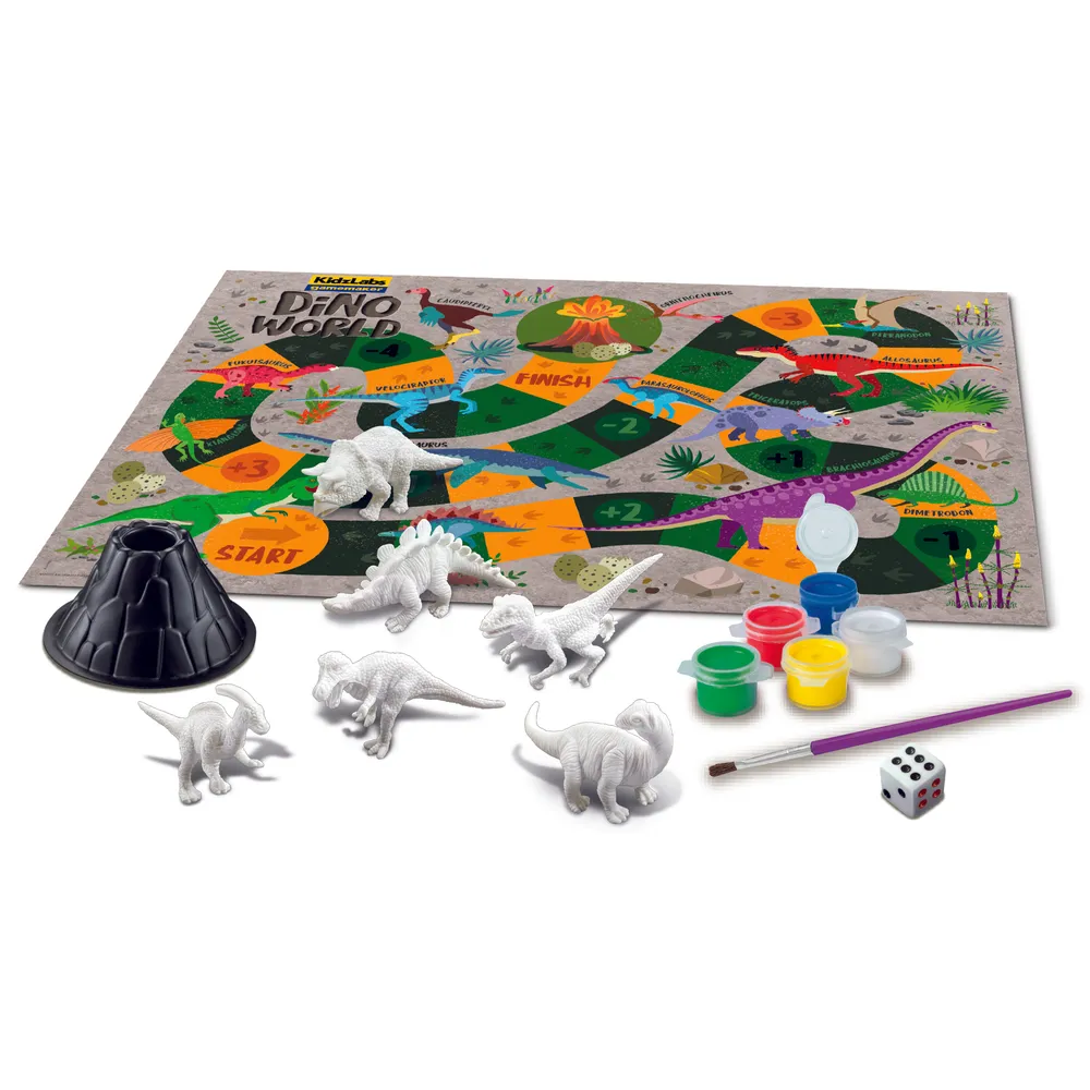 4M Dino World Paint Kit | Creative Dinosaur & Volcano Art Set for Kids 5 | 48603400