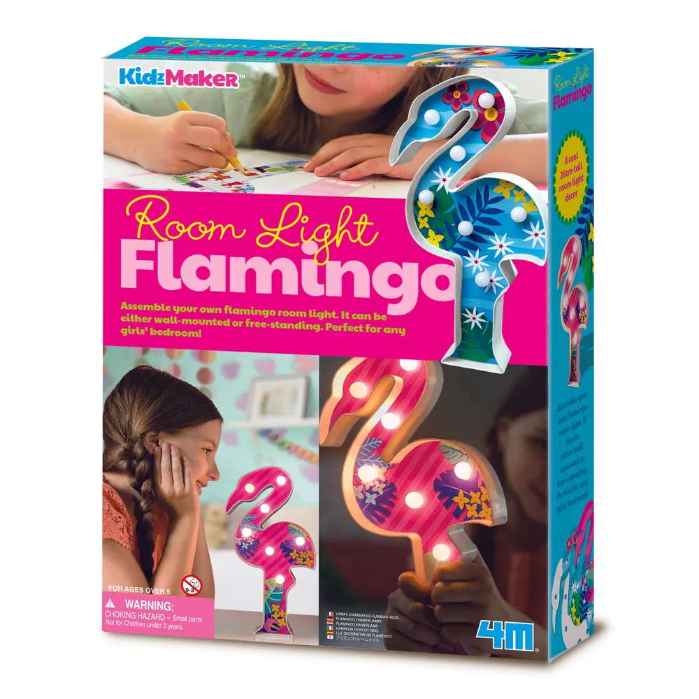 4M Flamingo Room Light Kit | DIY Decorative Night Light for Kids | 48604743