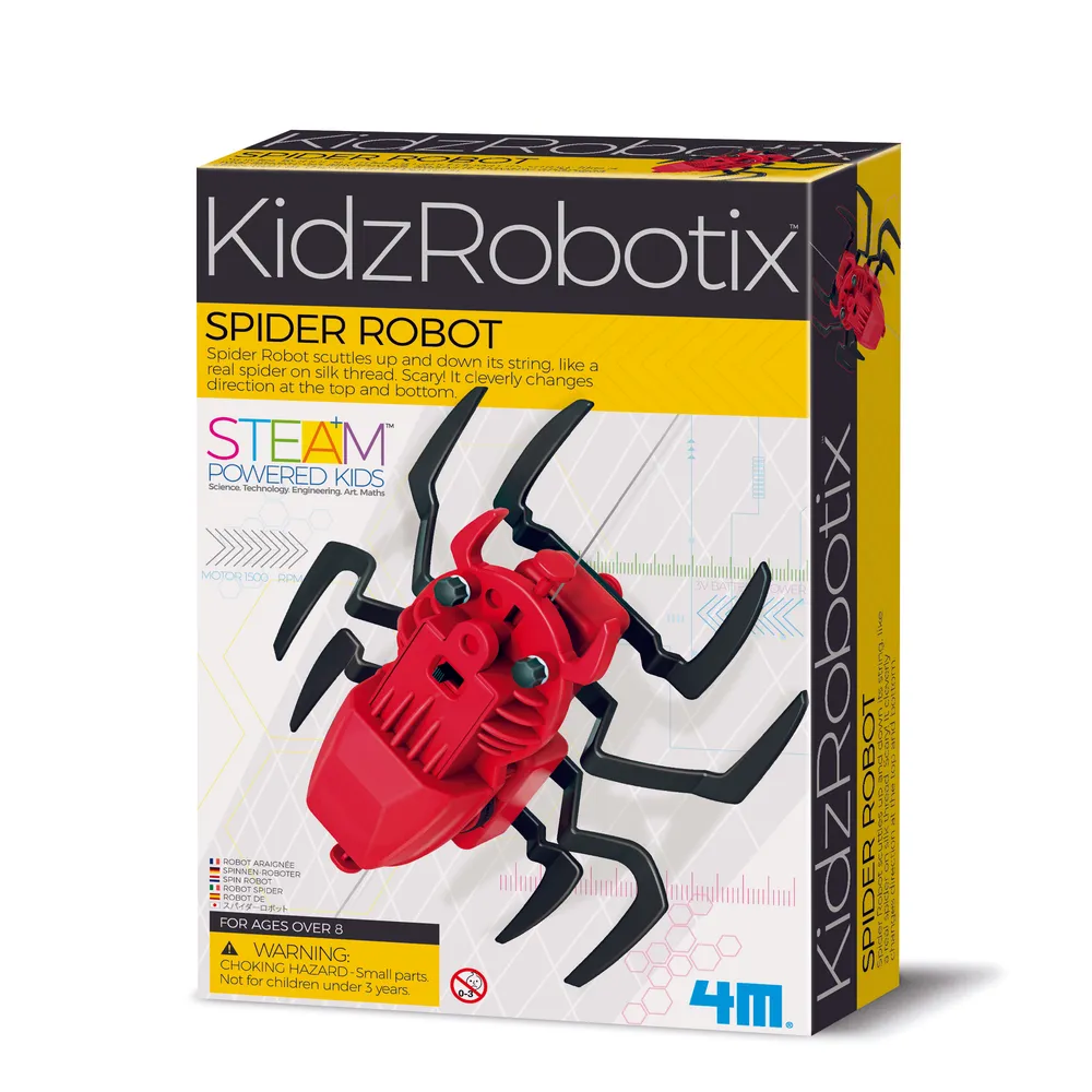 4M Kidz Spider Robot | Walking STEM Robot Kit for Kids 8+ | 48603392