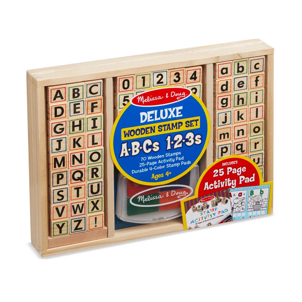 Melissa & Doug Wooden ABC Activity Stamp Set | 46030118