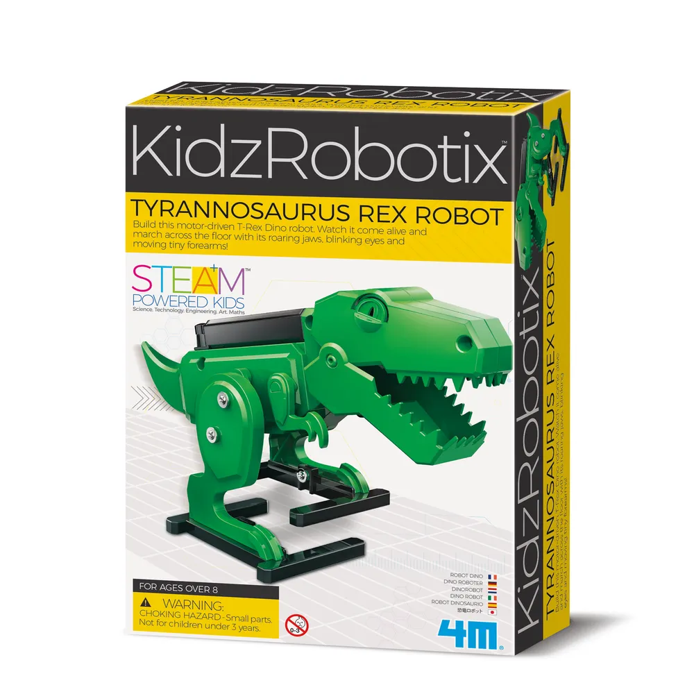 4M Kidzrobotix Tyrannosaurus Rex Robot Kit | STEM Robotics for Kids 8+ | 48603460