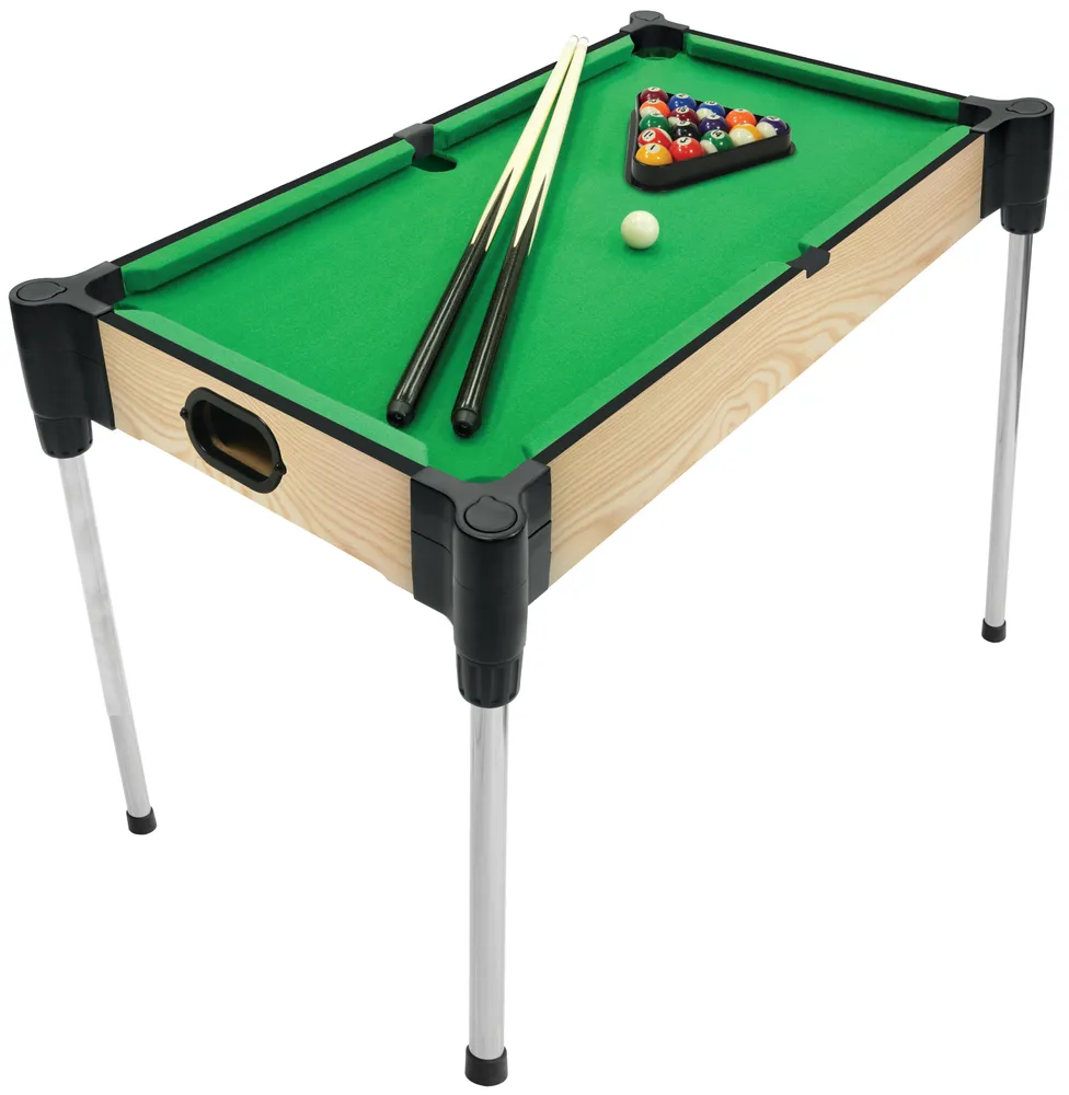 Merchant Ambassador 27in Wood Tabletop Pool Game with Removable Legs | Fun for Kids & Family | 42023152