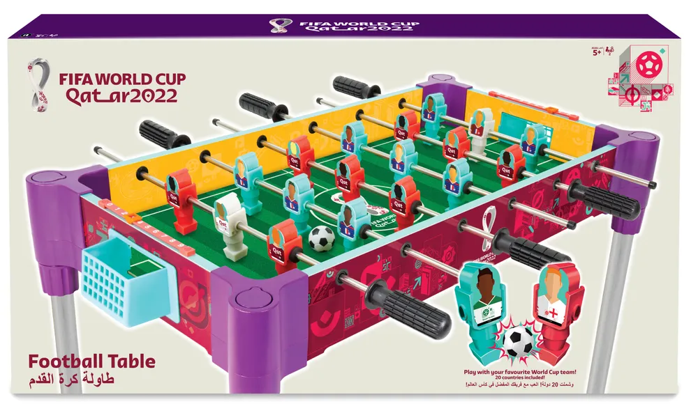 FIFA World Cup 27Inch - 68. 5cm Tabletop Football - Foosball – Qatar Edition with 2 Extra Balls | 42010027
