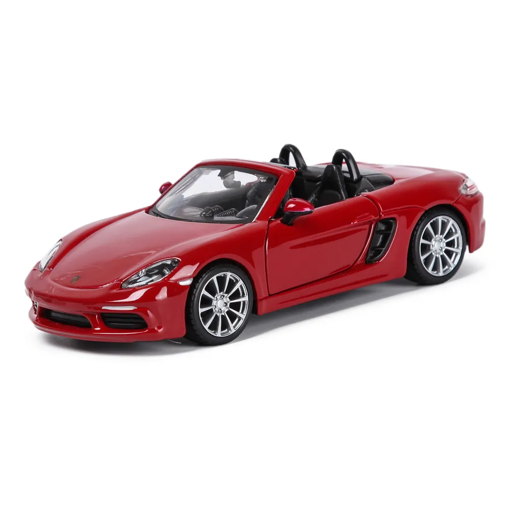 Bburago Porsche 718 Boxster 1:32 Diecast Model Car - Red | 47543000