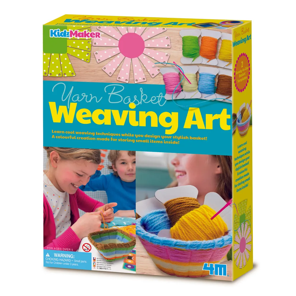 4M Yarn Basket Weaving Kit | Creative DIY Craft | 48604757