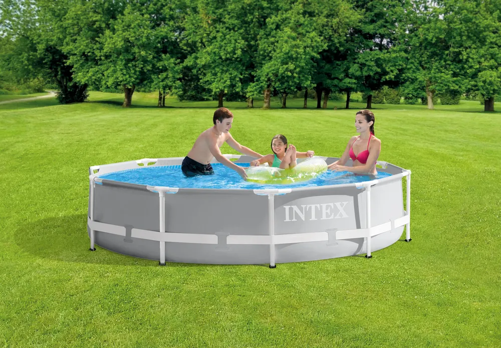 Intex Prism Frame Premium Pool Set | 3. 05m x 76cm High-Performance Family Pool | 42126702