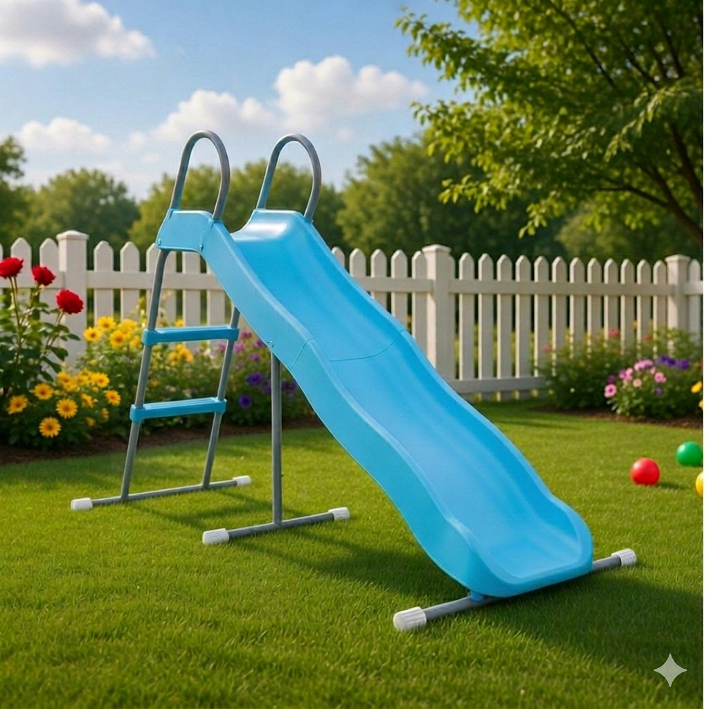 Intex 1. 83m Freestanding Slide | Heavy-Duty Outdoor Garden Slide | 42144106