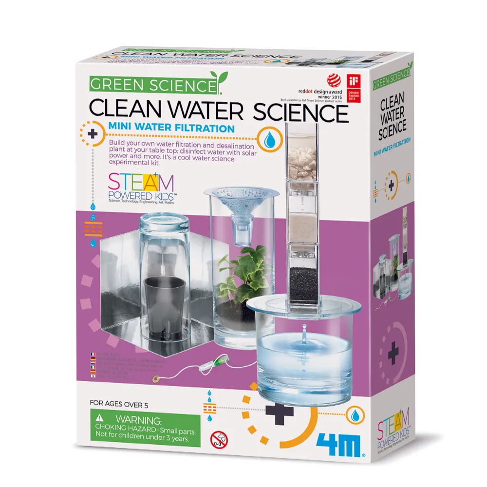 4M Clean Water Science Kit | STEM Water Filtration & Desalination Experiment | 48603281