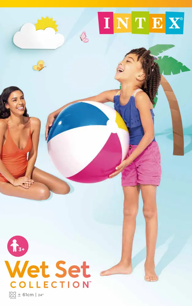 INTEX GLOSSY PANEL BALL For AGES Over 3 | 42159030