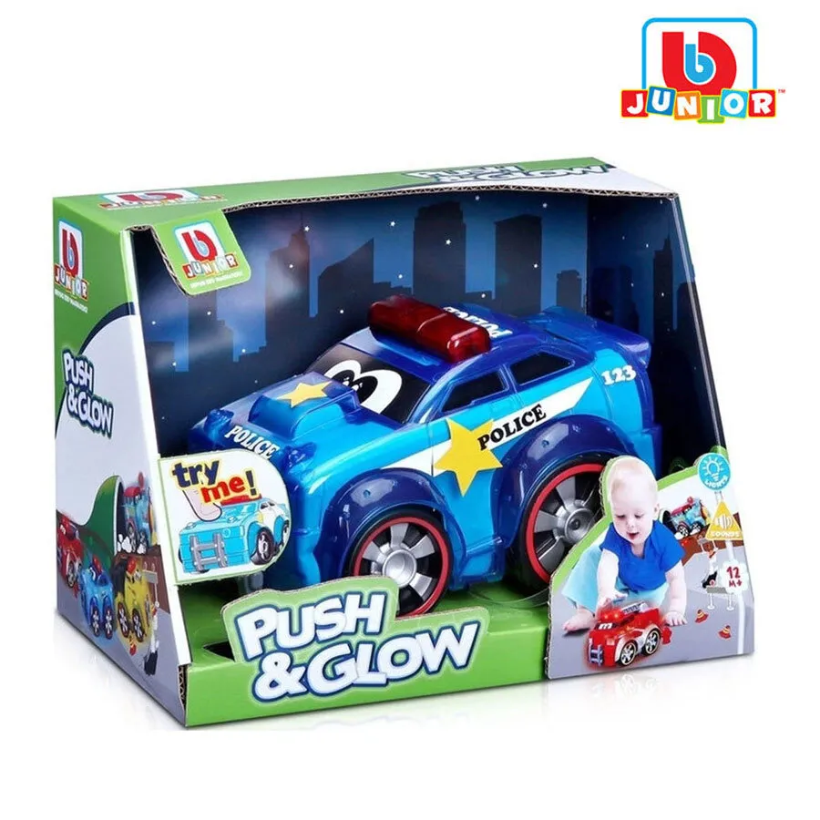 Bburago Push & Glow Car | Train | Fire Truck | 47589100
