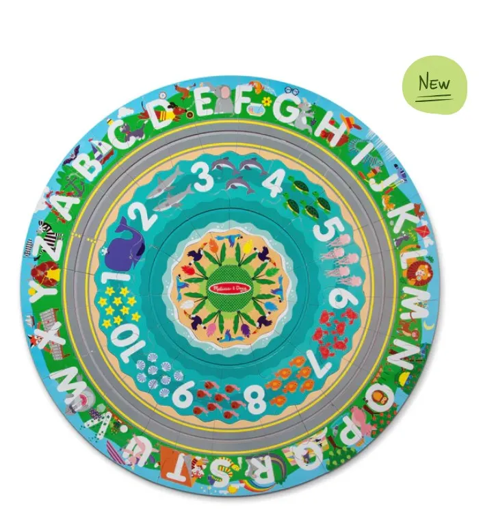 Melissa & Doug Round the Shore Floor Puzzle & Play Set | 46031008