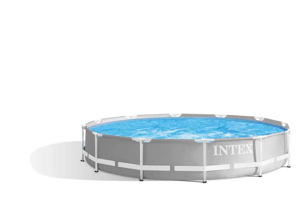 Intex Prism Frame Premium Pool | 3. 66m x 76cm Contemporary Family Pool | 42126710