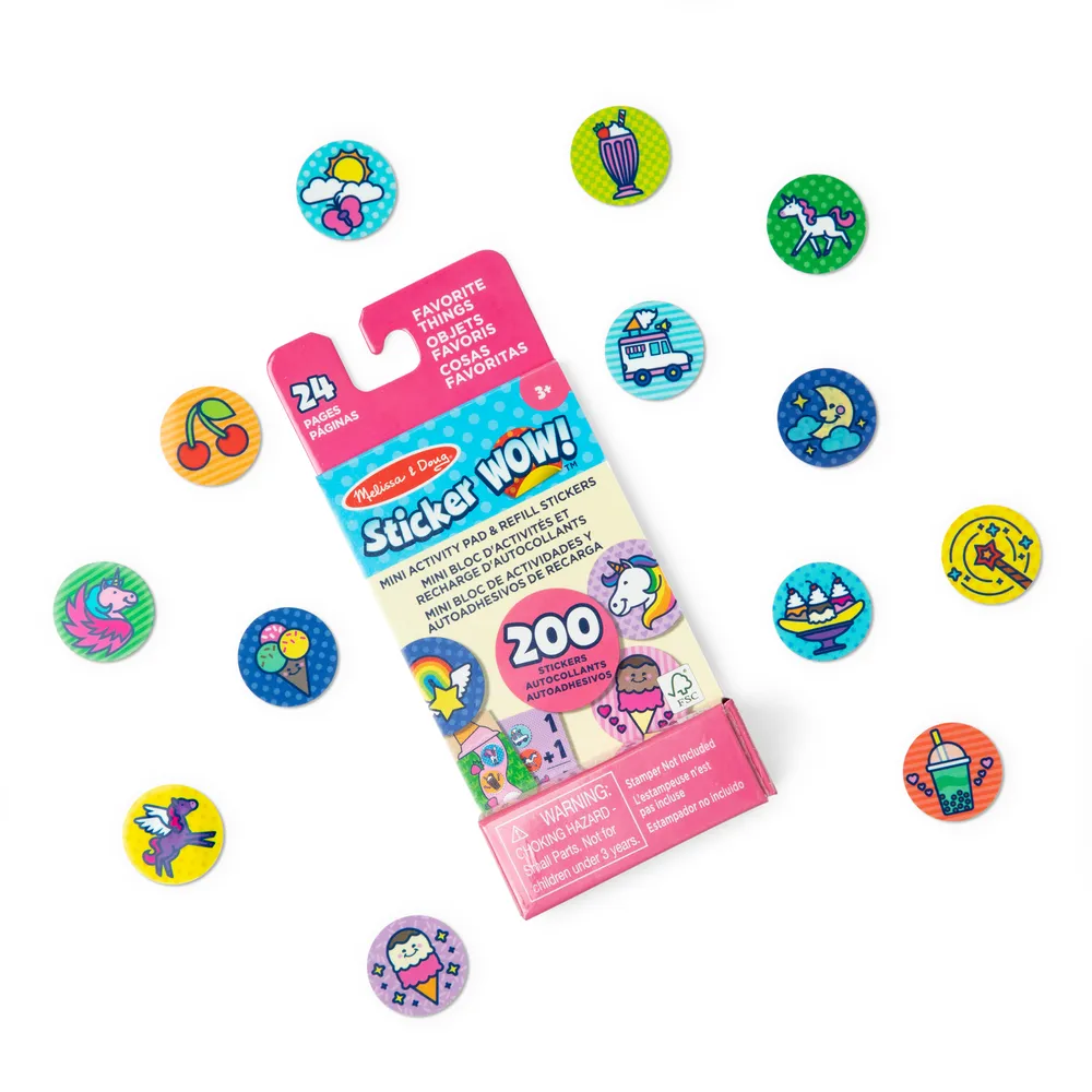 Melissa & Doug Mini Activity Pad with Refill Stickers | Favorite Things | 46050296