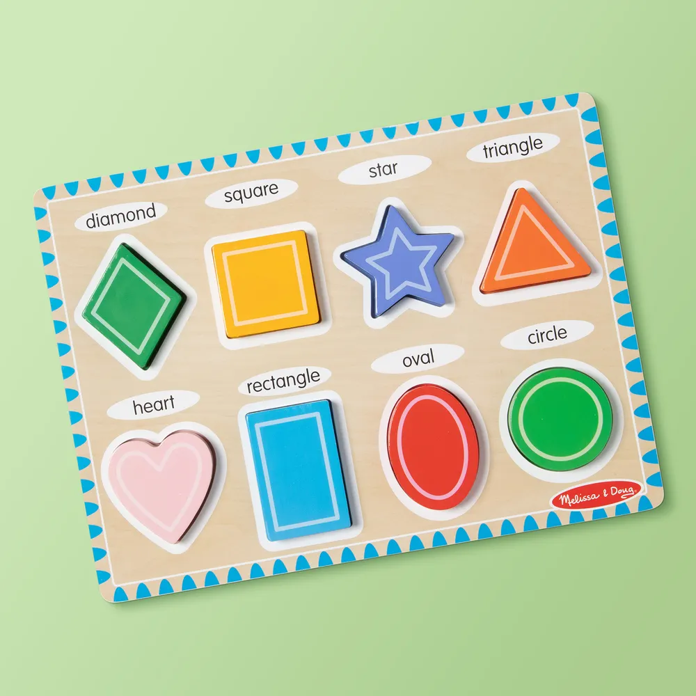Melissa & Doug Shapes Chunky Puzzle - 8 Pieces | 46003730