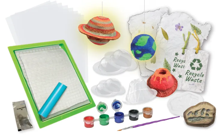 4M Green Science Paper Making Kit | Eco-Friendly Craft Kit for Kids Over 5 | 48603439