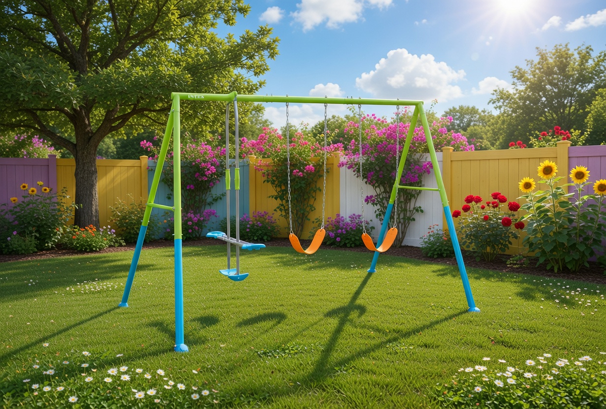 Intex Swing and Glide 3-Feature Set | Triple-Activity Playground Station | 42144121
