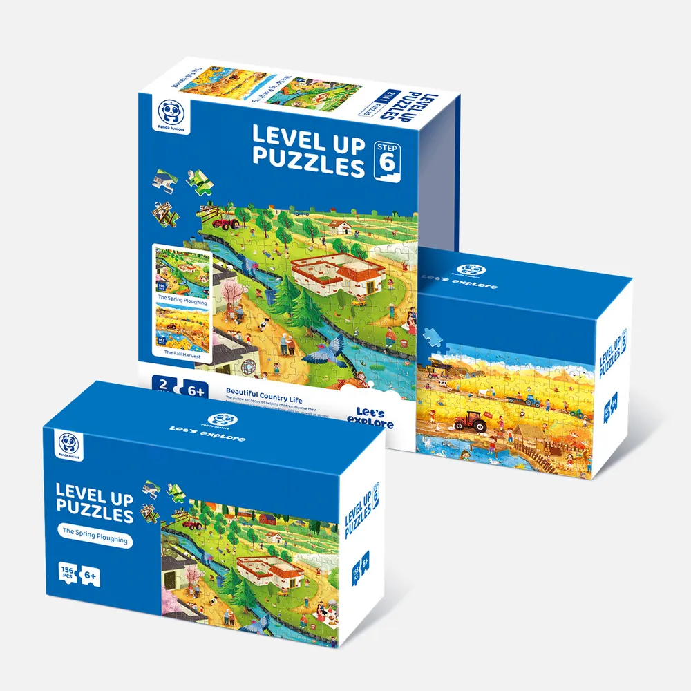 Panda Juniors Step 6 Logic Puzzle Set 156 to 182 Pieces Ages 6 and Up | 49708701