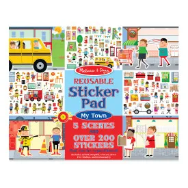 Melissa & Doug Reusable Sticker Pad | My Town Activity Set for Ages Over 3 | 46009114