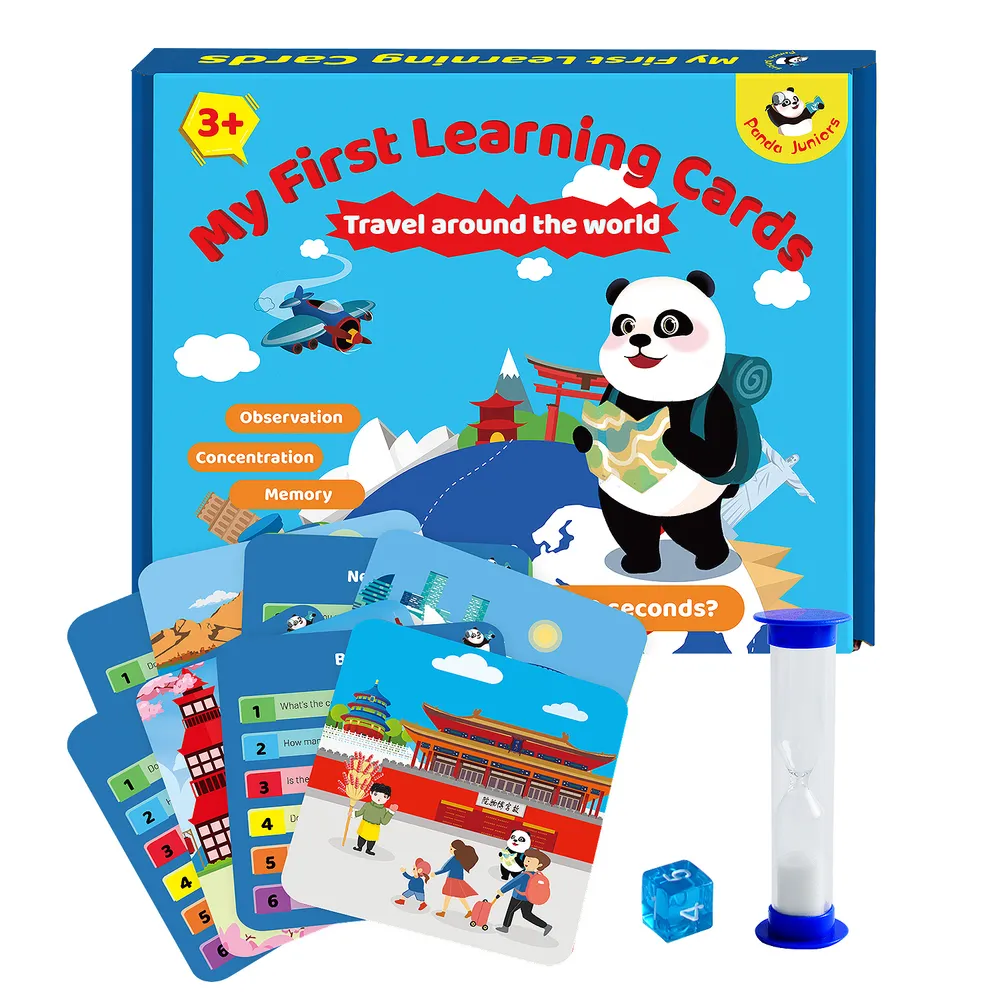 Panda Junior – My First Learning Cards | Travel Around the World | 49700163