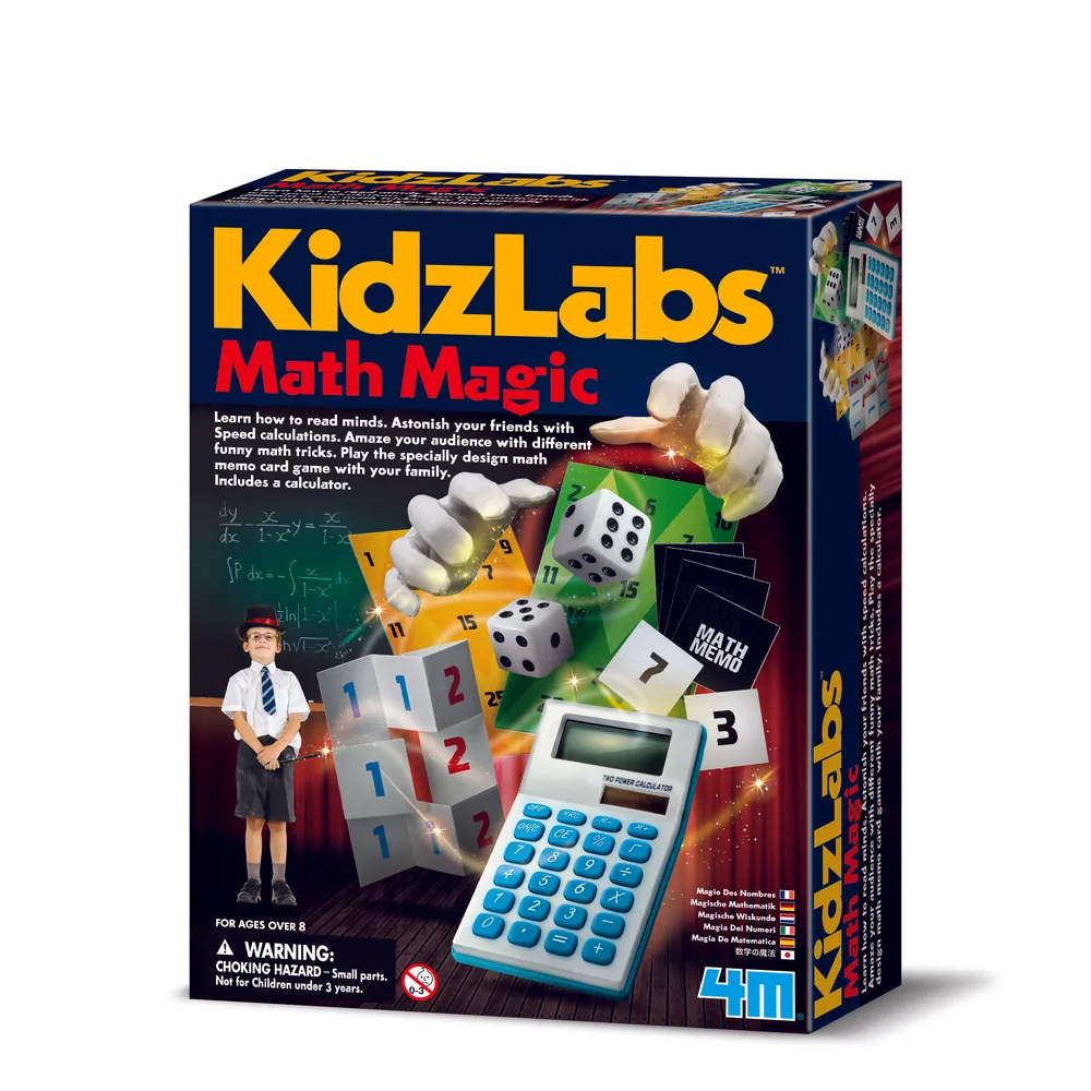 4M Maths Magic Puzzles & Games Kit | Fun STEM Math Tricks for Kids | 48603293