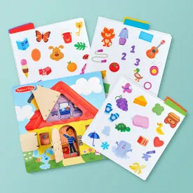 Melissa & Doug Blue's Clues & You! Wooden Lift-the-Flap Activity Board | Interactive Preschool Toy | 46033042