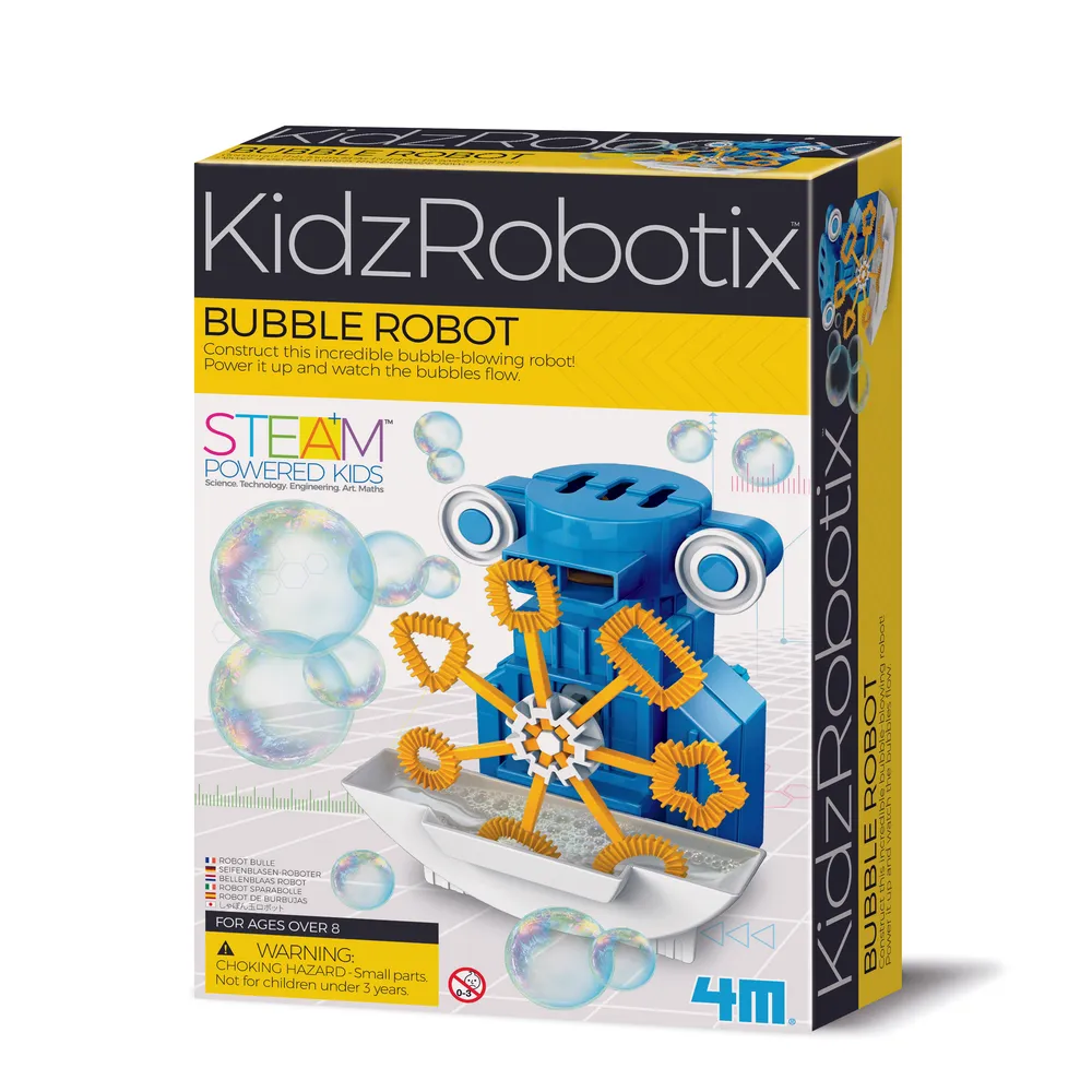 4M Bubble Robot | Non-Stop Bubble Blowing STEM Toy for Kids | 48603423