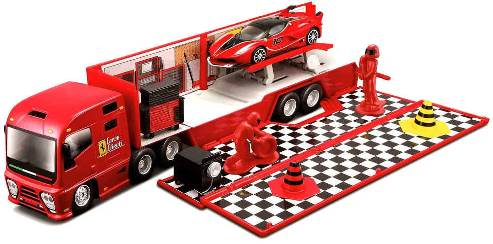 Bburago FERRARI & Play RACING HAULER | 47531202