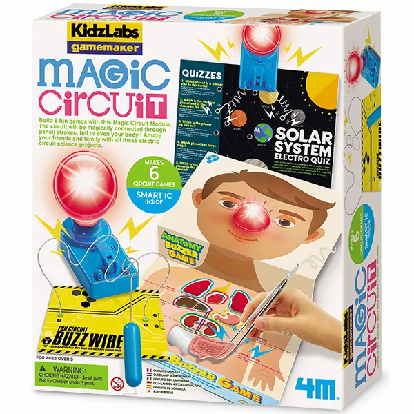 4M Magic Circuit Kit – Build 6 Exciting Electric Circuit Games for Kids | 48603323