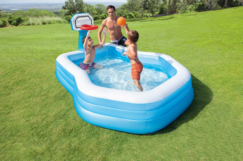 INTEX SWIM CENTER SHOOTIN HOOPS FAMILY POOL | 42157183