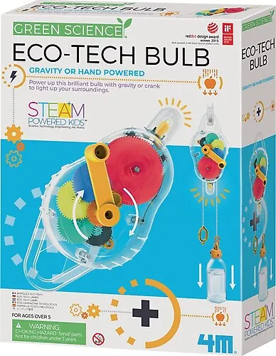 4M Green Science Eco-Tech Bulb – Gravity-Powered DIY Lamp for Kids 5+ | 48603426