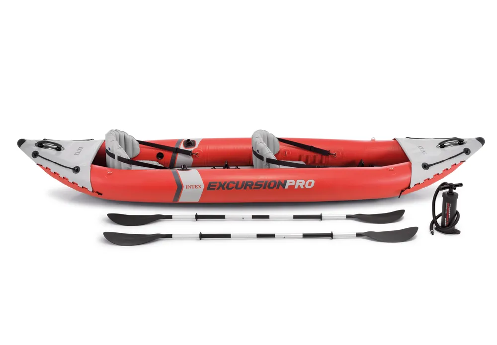 INTEX EXCURSION PRO K2 KAYAK WITH 86 IN ALUMINUM OARS | 42168309